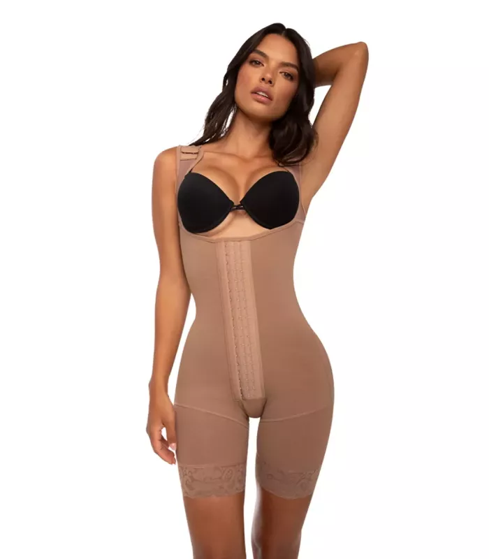 Faja BBL Stage Cocoa Waist Is One Size Smaller Than The Hips