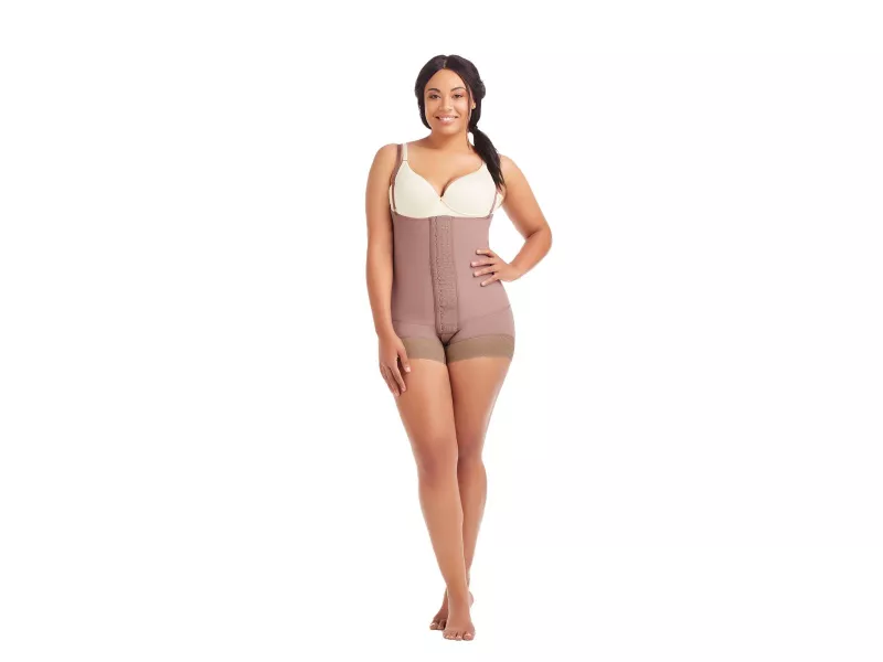 Delie Fajas High Compression 360 Girdle Mid Thigh With Bra –