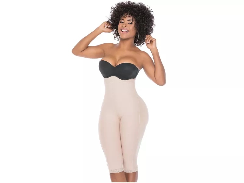Final Sale Clearance Fajas Salome Mid Thigh Firm Compression Full Body  Shaper - ShopperBoard
